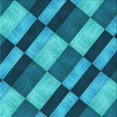 thumbnail image 1 of Ahgly Company Tapis d'Intérieur Lavable à la Machine, Carré, Transitionnel, Vert Sarcelle, Tapis de Zone, 8 Pieds Carré, 1 of 7