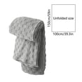 thumbnail image 3 of UsRHHA Thermal Breathable Bed Blanket 150x100cm, All Season Comfortable Machine Washable Throw, Soft Polyester Bedding Cover, 3 of 7