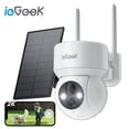thumbnail image 1 of ieGeek Security Cameras Wireless Outdoor, 2K WiFi Solar Camera for Home Surveillance, 360 View PTZ, Battery Powered, Color Night Vision, Motion Sensor, 1 of 9