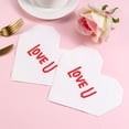 thumbnail image 4 of Uuiauoio Valentines Day Napkins Disposable Paper Dinner Napkins for Party Decorations Holiday Tableware with Heart Patterns Romantic Anniversary Wedding Celebration Supplies, 4 of 6