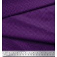 thumbnail image 2 of Soimoi Polyester Crepe Fabric Dots Dots Printed Craft Fabric by The Yard 42 Inch Wide, 2 of 5
