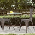 thumbnail image 2 of FDW Metal Dining Chairs Set of 4 Indoor Outdoor Chairs Patio Kitchen Metal 18 Inch Seat Height Restaurant Tolix Side Bar Weight, Bronze, 2 of 7