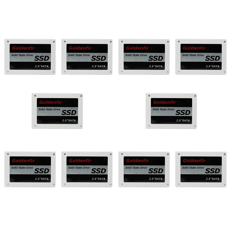 10X Goldenfir SSD 128GB SSD 2.5 Hard Drive Disk Disc Solid State Disks 2.5Inch Internal SSD