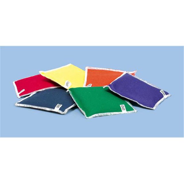 Sacs de Haricots Carrés 6 x 6 Pouces - Ensemble de 6 Couleurs