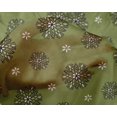 thumbnail image 4 of oneOone Silk Tabby Fabric Floral Block Print Sewing Fabric BTY 42 Inch Wide, 4 of 4