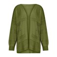 thumbnail image 3 of Cameland Lightweight Summer Fall Cardigan for Women Spring Open Front Long Batwing Sleeve Netted Crochet Cardigans Sweaters, 3 of 8