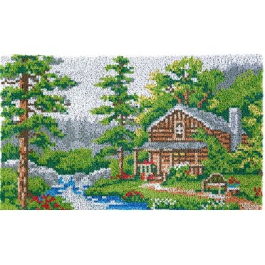 Quiet Cottage Rug Latch Hooking Kit (85x58cm)