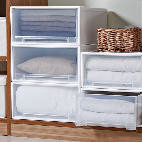 Home Textile Storage Drawer Type Underwear Organizer for Desk—Stackable Portable Storage Solution for Bedroom Closet