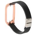 thumbnail image 1 of Stainless Steel PU Leather Strap Adjustable With Bumper Case Smart Watch Replacement Accessory Fit For 7, 1 of 8