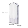 thumbnail image 3 of Birdeem Garment Bag Suit Bag for Closet Storage and Travel Foldable Garment Bag with Two Transparent Window for Hanging Clothes Travel Suit Bag for Suits Skirts Jacket, 3 of 12