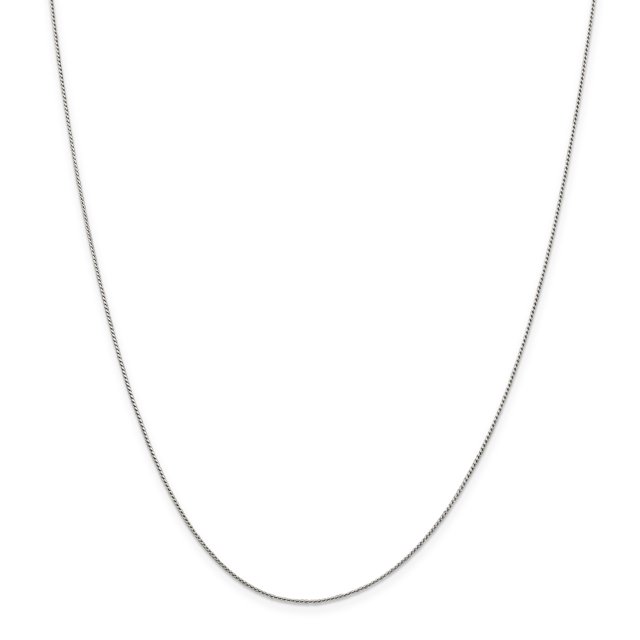 Chaîne Ronde Franco en Argent Sterling 925 0.95mm 18 Pouces