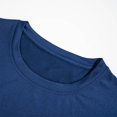 thumbnail image 4 of WMTBSRSW Men's Fashion T Shirts Short Sleeve Athletic Workout Tops Solid Color Oversized Loose Pullover Tee Top, 4 of 8