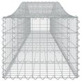thumbnail image 2 of vidaXL Arched Gabion Basket 400x50x40/60 cm Galvanised Iron, 2 of 3