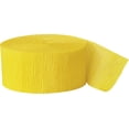 thumbnail image 1 of Yellow Crepe Streamer, 81 ft, 1 of 2