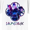 thumbnail image 2 of Chasseurs de Démons K-pop Huntrix Logo Coloré sur T-Shirt Blanc à Manches Courtes pour Adulte - TTG, 2 of 3