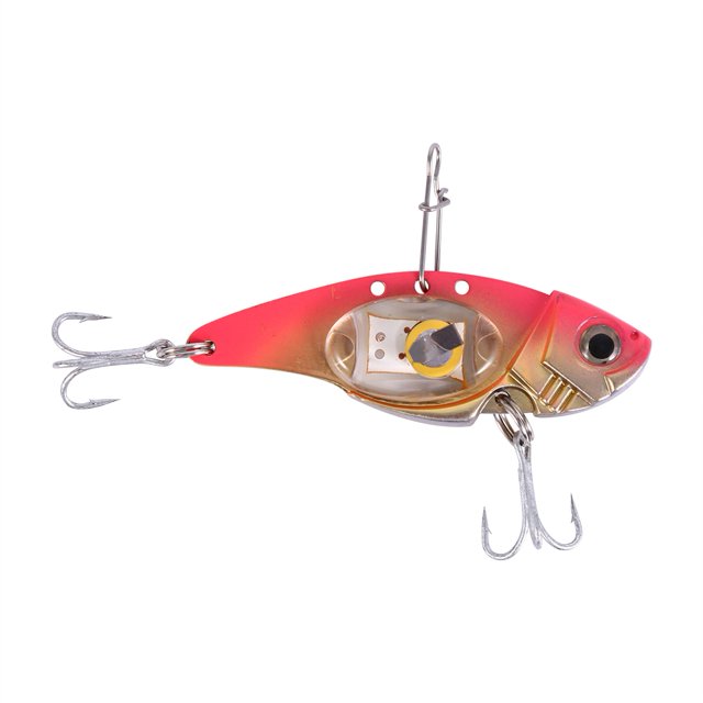 Deep Drop Poisson Lumière, LED Pêche Lumière Pêche Menée Lumière, Matériau Écologique Robuste et Durable Longue Durée Utilisation en Forme de Poisson Leurre de Poisson Lumière pour Pêcheur