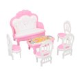 thumbnail image 1 of 1:6 Table Basse Canapé Maison de Poupée, Meubles de Salon Miniatures pour Accessoires Maison de Poupée, 1 of 8