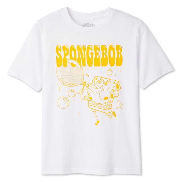 T-shirt avec imprimé graphique Bob l’éponge pour garçons