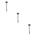 thumbnail image 1 of jesticaly 2Pcs Stainless Solar LED Lawn Lamp IP44 Outdoor Garden Pathway Landscape Lamp Red 3Set, 1 of 6