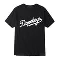 thumbnail image 1 of T-shirt à Manches Courtes pour Homme, Coupe Ample, Col Rond, Imprimé de Lettres, Décontracté et Populaire, 1 of 4