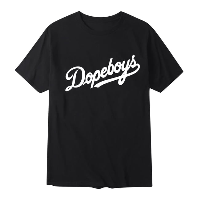 T-shirt à Manches Courtes pour Homme, Coupe Ample, Col Rond, Imprimé de Lettres, Décontracté et Populaire
