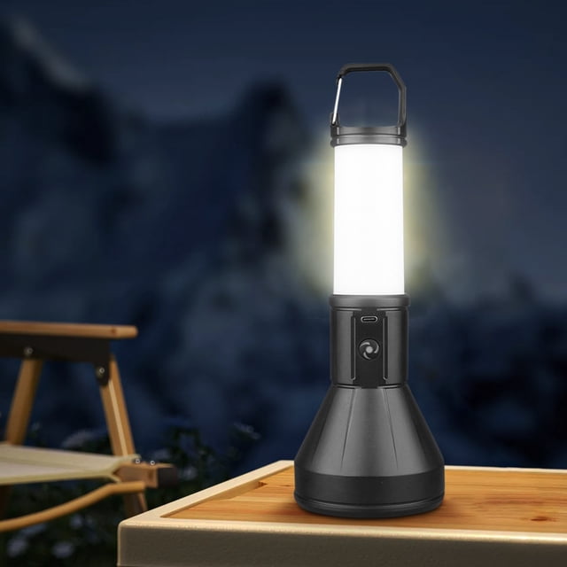 karymi Dualss Light Source Side Light Flash Flashlight Strong Light Long Range Camping Hanging Flashlight High Endurances Up to 60% off