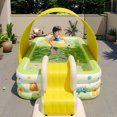 thumbnail image 4 of BKER Inflatable Pool Slide 29.5x31.5 Inch PVC Swimming Pool Slide Wide Water Fillable For Outdoor Indoor Backyard BlueSlide, 4 of 6