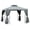 Gris Foncé, variante sur Outsunny Pavillon de Terrasse 10 Pieds x 10 Pieds pour l'Extérieur, Abri avec Toit à Double Niveau, Parois Latérales de Pavillon pour Événements au Jardin, Blanc Crème