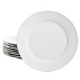 thumbnail image 4 of Gibson Home Everyday Round Ensemble de vaisselle de 48 pièces pour cuisine Basic Essentials Blanc, 4 of 13