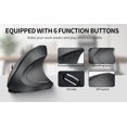 thumbnail image 3 of Vertical Mouse Ergonomic 2.4GHz Wireless, 3 Adjustable DPI 800/1200/1600, 3 of 10