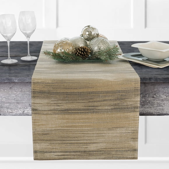 Elrene Home Fashions Villeroy & Boch Radcliffe Jacquard Table Runner, Festive Holiday Table Decor, 16 Inches x 72 Inches