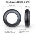 thumbnail image 2 of Hi-Run Sawtooth 4.10/3.50-4 4PR Wheelbarrow Tire, 2 of 5