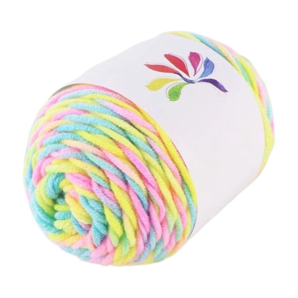 Clearance Deals Hand Knitting Colorful Needlework Fashion Cotton Yarn Dyed Thread Yarn For Hand Knitting Crochet DIY Projects Crochet Yarn