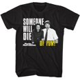 thumbnail image 1 of Parks And Recreation Quelqu'un Mourra de Plaisir T-Shirt Noir pour Adulte 6TG, 1 of 2