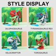 thumbnail image 3 of 4PCS Children's 3D Puzzle Dinosaur Building Toy Action Play Figure Animal Model Dinosaur Toy With Transmitter, 3 of 8