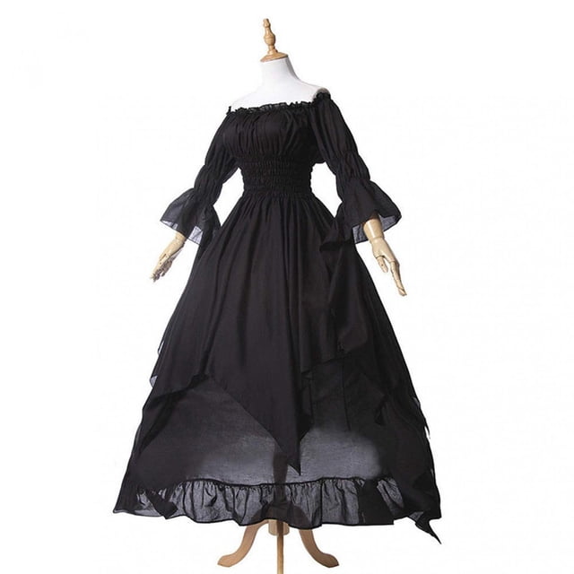 TopLLC Robes Noires pour Femmes Robe de Bal Chérie Robe de Bal en Tulle avec Fente Princesse Mariage Robe de Soirée Formelle Robes d'Été pour Femmes, Robe Blanche