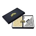 thumbnail image 2 of Copag 1546 Design 100% Plastic Playing Cards, Poker Size (Standard) Black/Gold (Regular Index, 1 Set), 2 of 3