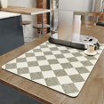 thumbnail image 1 of Coffee Mat-Coffee Bar Accessories No Stains Absorbent Quick Drying Mat for Kichen Couner-Bar Mat Fit Coffee Station Table Maker Machine Pot Espresso Machine Dish Rack, 1 of 6