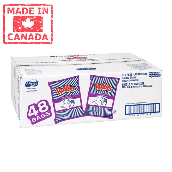 Ruffles All Dressed Potato Chips | 40G/Unit, 48 Units/Case