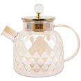 thumbnail image 1 of Glass Pitcher Water Pitcher Iced Tea Pitcher Household Water Glass Jug with Lid, 1 of 8