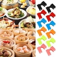 thumbnail image 3 of 12-Pack Reusable Chopstick Helpers - PE Material, Colorful & Adjustable - for Learning Chopsticks, Travel, Elderly & Kids, 3 of 7
