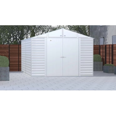 Arrow Select Steel Storage Shed, 10x14, Gris pâle