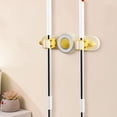 thumbnail image 3 of Mop Hanger Broom Holder No Drilling Suction Cup Organizer | Wall Mount Storage Rack for Bathroom Kitchen Laundry Room | Adjustable Hooks for Cleaning Tools, 3 of 5
