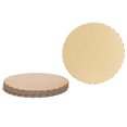 thumbnail image 4 of Cake Base Board, Food-Grade Reusable Cake Board, Gold+Silver For Muffin Strawberry Cake Mousse Cake Biscuit 12 Pouces, 4 of 8