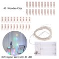 thumbnail image 1 of Boc 2/4M Photo Clip Holder LED Strings Light Christmas Wedding Party Home Decoration, 1 of 10