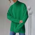 thumbnail image 1 of Dvkptbk Chandails pour Femmes Mode Féminine Tenue Décontractée Manches Longues Col Rond Chandail Vêtements en Liquidation, 1 of 7