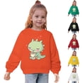 thumbnail image 1 of QIPOPIQ Chandail à Col Rond Graphique Mignon pour Fille, Manches Longues, Haut à Enfiler, T-Shirt, Taille 3-14 Ans, Vêtements pour Enfants, Liquidation, 1 of 5