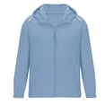 thumbnail image 4 of RXIRUCGD Ensemble de Protection Solaire pour Homme Veste Décontractée à Manches Longues avec Capuchon, Bleu Pâle, Taille : 2TG, 4 of 6