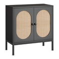 thumbnail image 3 of BeesClover Buffet en Rotin avec Portes et Étagères, Table Console pour Salle à Manger Salon Couloir Entrée, Buffet de Rangement Style Ferme Moderne Meuble d'Accent, 3 of 8