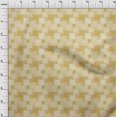 thumbnail image 4 of oneOone Cotton Cambric Yellow Fabric Asian Block Tile Sewing Craft Projects Fabric Prints By Yard 42 Inch Wide, 4 of 4